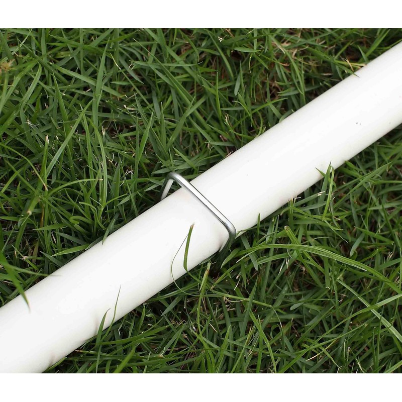 6 Inches Galvanized Garden Staples, Metal Tent StakeHeavy Duty U-Shaped
