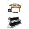 Berkut Double Zipper, Second Bag, Clutch Bag, Handbag, Formal, python