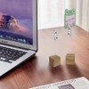 8PC Wooden Memo Clips Holder, Picture Holders with Clips, Wooden