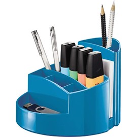 Han Rondo 17460-90, Desk Receptacle, Elegant, High Gloss, Premium Quality with 9 Compartments