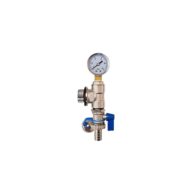PSW TRADE SUPPLIERS LTD Pressure Gauge Set with Drain Valves