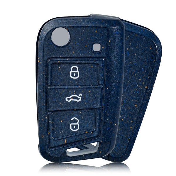 OFFCURVE Key Cover, Car Key Case Fits VW Volkswagen Golf