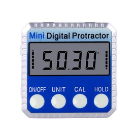 Digital Angle Finder, XRCLIF Protractor/Angle Gauge with LCD, Mini Inclinometer with Magnet, Digital Angle Measuring Tool, Angle Gauge / Digital Level Ruler for Construction Carpenter +
