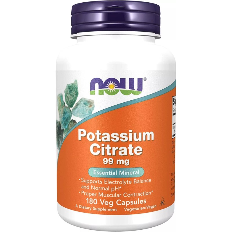 Potassium Citrate 99 mg Citrato de Potasio Mineral altamente absorbible