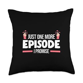 Just one more episode I promise K-pop Throw Pillow