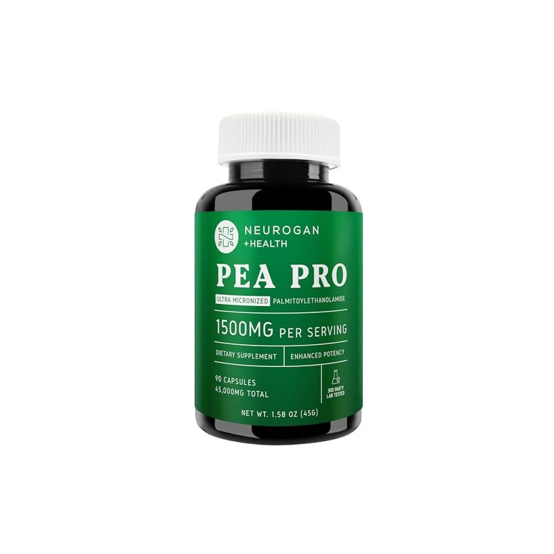 Neurogan- “Suplemento de Palmitoyletanolamida Ultra Micronizada (Guisante) 1500 MG Por