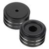 CAXUSD 2pcs Vibration Speaker Isolation Feet Pads High-Density Aluminum Cushion