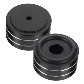 CAXUSD 2pcs Vibration Speaker Isolation Feet Pads High-Density Aluminum Cushion for Amplifiers Reduce Harmonic Distortion Improve Sound Clarity and Stereo Imaging