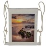 Lunarable Beach Drawstring Backpack, Wailea Maui Warm Sunset, Sackpack Bag