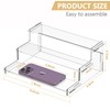 Acrylic Risers Display Stand, 3 Tier Cupcake Holder, Clear Perfume