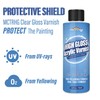 MCTRHG Gloss Varnish for Acrylic Painting, Artist's Acrylic Varnish, Non-Yellowing,