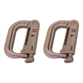 Estuchelandia 2 Pzas Mosquetón Molle Grillete Clip Edc Táctico Llavero Itw