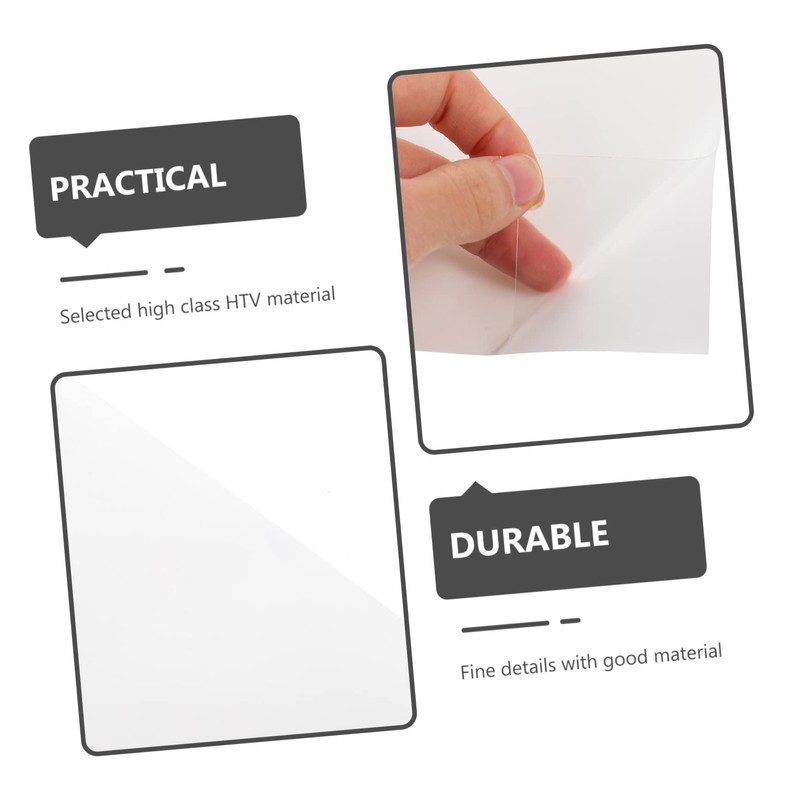 jojofuny 3pcs Heat Transfer Engraving Film Matte Htv Vinyl for