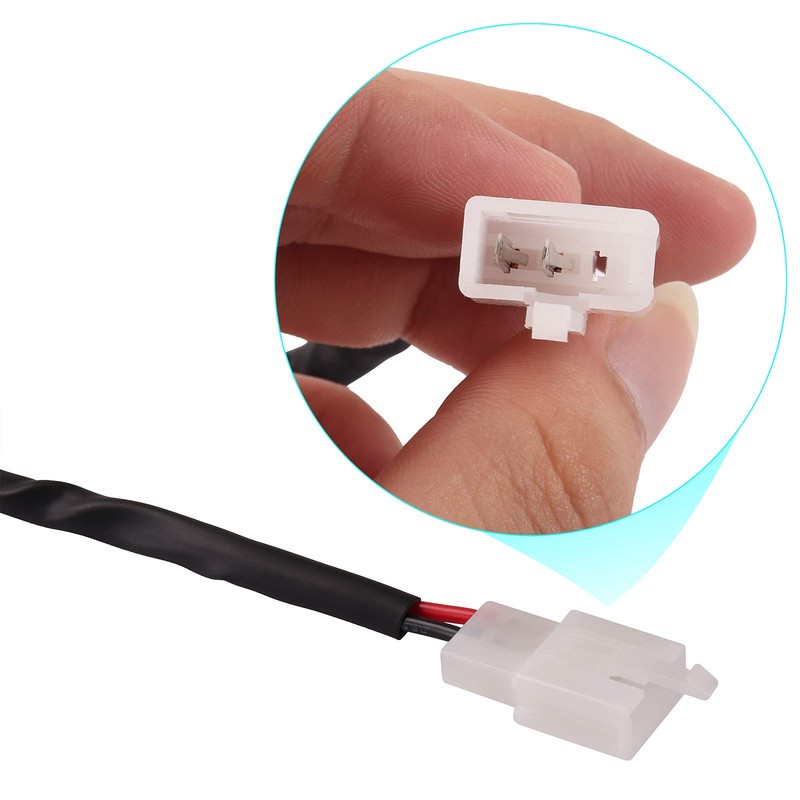 Kinstecks 2Pin Flasher Relay 12V Motorcycle Indicators LED Light Flasher