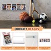 4 Pcs Sports Baseball Card Display Shelf Wall Mount, Each