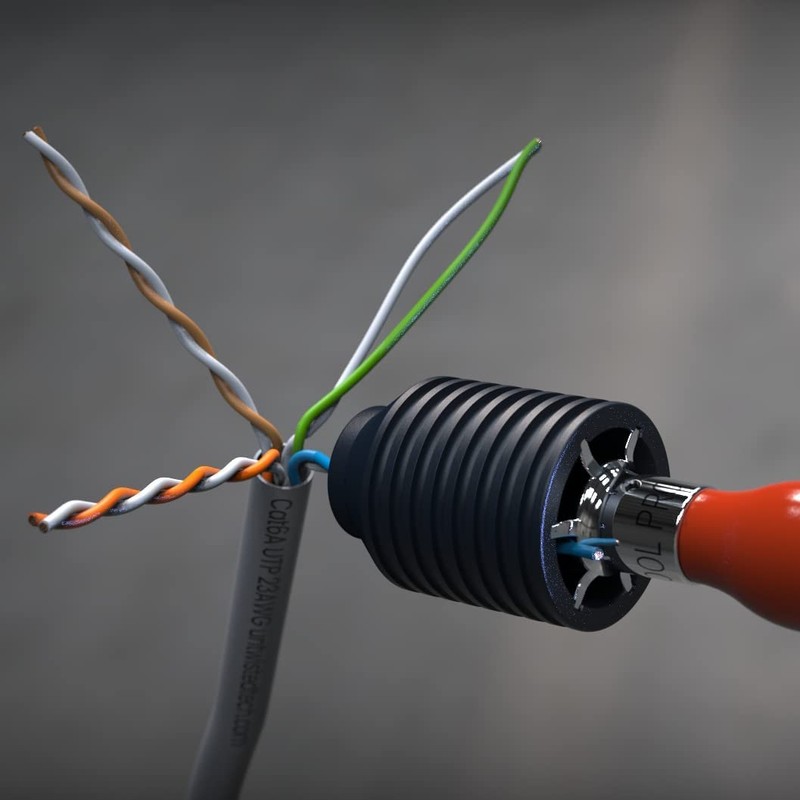 Untwist Tool PRO-COMBO Quickly Separates CAT5e, CAT6, CAT6A, & CAT7