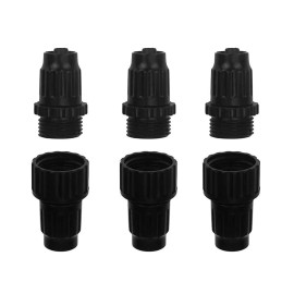 Cozyou 3 Sets Garden Expandable Hose Repair Kit Faucet Adapter Female Male 3/4 Inch ...