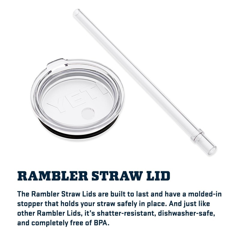 YETI Rambler 20 oz Replacement Lid with Straw
