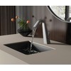 MEJE #202H -18 Inch Undermount Rectangle Bathroom Sink, Porcelain Ceramic