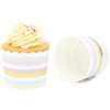50 Pack Striped Paper Baking Cups, Pastel Rainbow Cupcake Wrappers