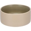 Flamingo Anca Round Feeding and Drinking Bowl, Beige/Green, 800 ml,