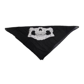 itisyours Skeleton Half Skull Face Bandana Mask Head Wrap Scarf Motocycling Biking Paintball Sport (2)