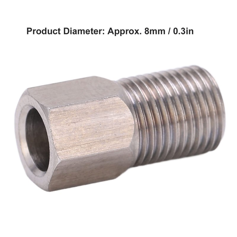 Stainless Steel Hydraulic Brake Hose Compression Nut 10pcs 8mm Screw