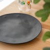 Natural Dishwasher-Safe Tableware TT20743872 Matte Black Platter, Dinner Plate, 10.6