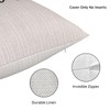 Nextchange I Love You More Quotes Pillow Covers, Linen Double-Sided