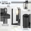 Darkaway Outdoor Wall Lights for House,2pcs Exterior Lighting Fixtures Wall