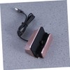 jojofuny 3pcs Creative Rose Gold Desktop Charging Dock Station for