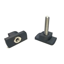 Drop-in T-Nut for Gladiator Gearwall Geartrack, Carbon Composite, 1/4-20, Mount, Anchor, Bolt