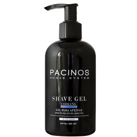 Pacinos Shave System Cooling Shave Gel, 8 Ounce