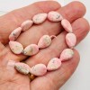 PremiumBead Sweet Pink Rhodochrosite 15x10mm Teardrop Beads | 4 Beads