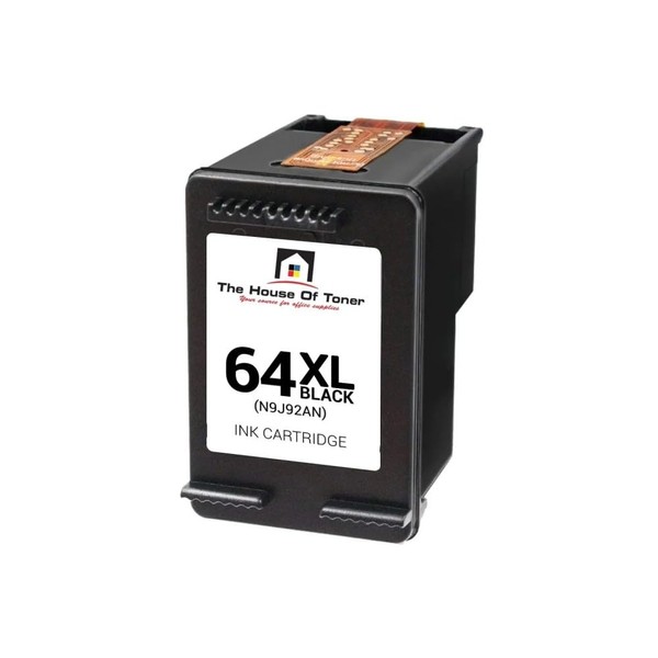 Compatible Ink Cartridge Replacement for HP N9J92AN (64XL) Black Ink