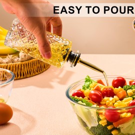 gegewawa Glass Coffee Syrup Dispenser Bottles 5 OZ, Simple Syrup Bottles with Metal Pour Spout, Syrup Dispenser for Coffee Bar Accessories for Maple Honey Syrup Oil and Sauces