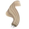 Ugeat Real Hair Extensions, Bonded Micro Ring, Micro Loop Extensions,