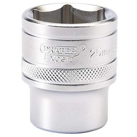 Draper 16616 1/2" Square Drive 6 Point Socket, 25mm Size