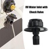 RV City Water Inlet with Check Valve, 1/2 inch BSP