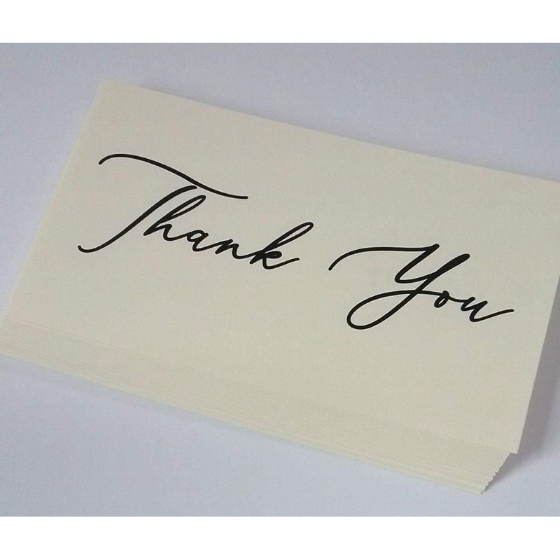 Becks Printing Thank You Cards Small Business Card Sized Hand-Outs