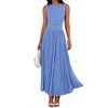 BTFBM Summer Maxi Dresses for Women 2025 Sleeveless Casual Ruched