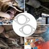 MK3 2.75 Inch 70mm Exhaust Gasket 2 Bolt for Muffler