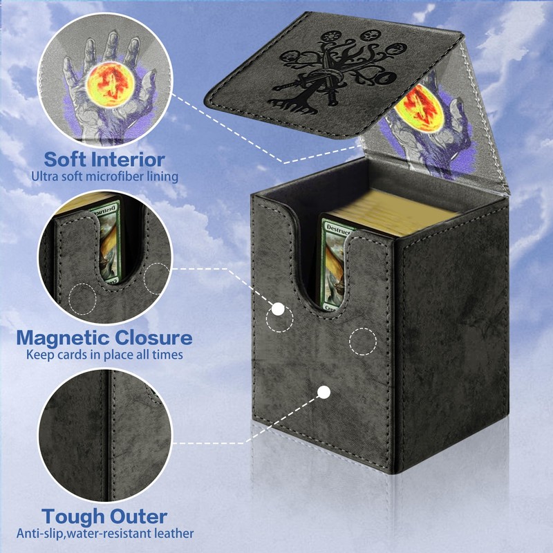PROMAXIBINDER MTG Card Deck Box, Commander Deck Box Fits 100+