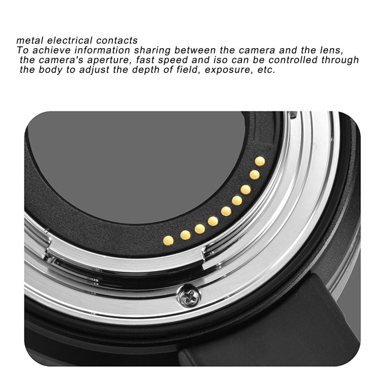 Auto Focus Lens Mount Adapter Waterproof EF Mount Lens Adapter