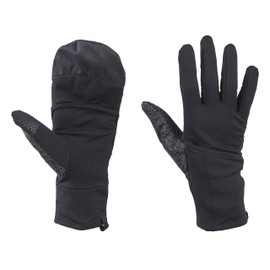 VIA by SKL Style Women’s Reflective Convertible Gloves, Black, Small/Medium