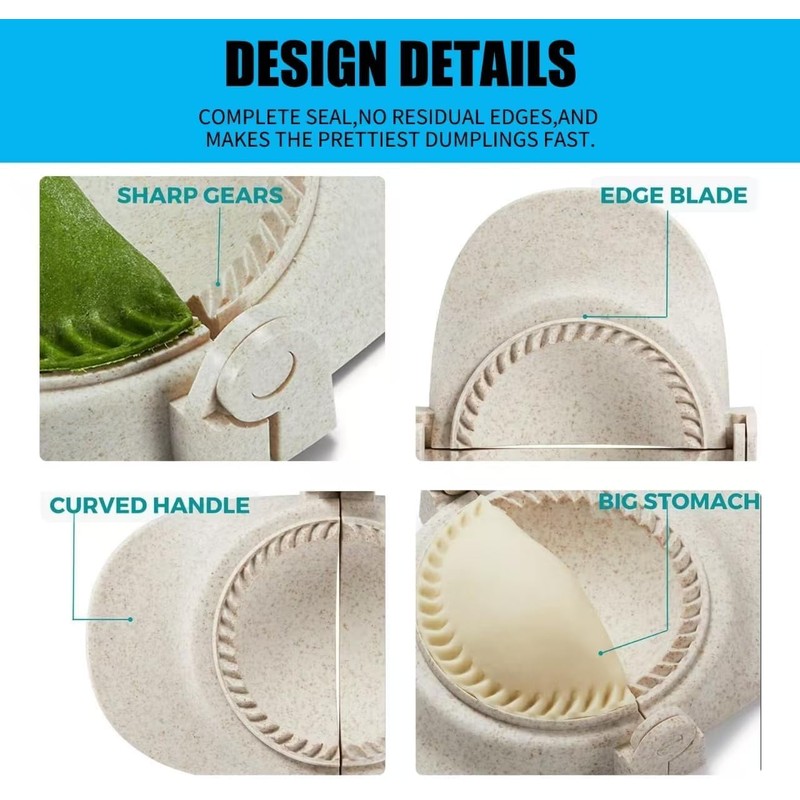3 Sizes Empanada Maker Press, Multiple Size Dumpling Maker Set