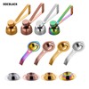 DOCBLACK Stainless Steel Egg Cracker Topper Set with Egg Separator