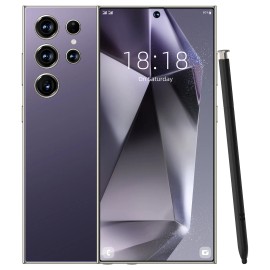 Wrioyilr S24 Ultra 5G Android Phone 7.3" HD Display 144Hz Octa Core 8GB+1TB Snapdragon 800 Series Gaming Phone LTE Frenchcolor: Purple, plug: AU, storage capacity: 512 GB, ram: 16g