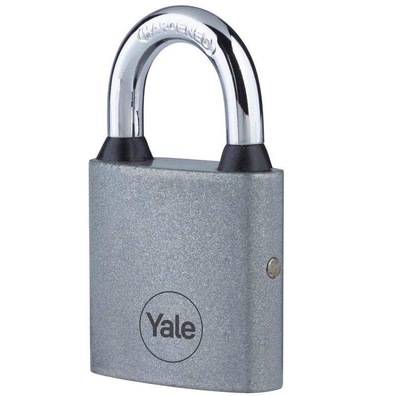 Yale - Y111s/32/116/1 Eisenvorhängeschloss 32 mm - Silber - Häfenstahlhäureung