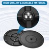 Pack of 2 turntable 20 cm rotating universal turntable, 360